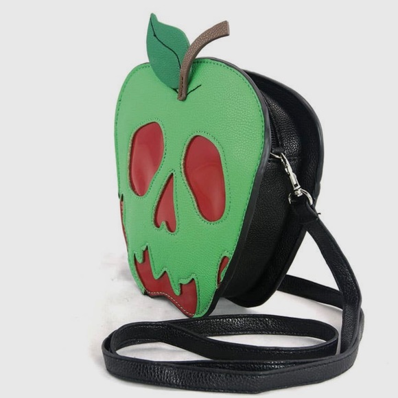 Poisoned Apple Crossbody Bag. Halloween Purse - Picture 2 of 3